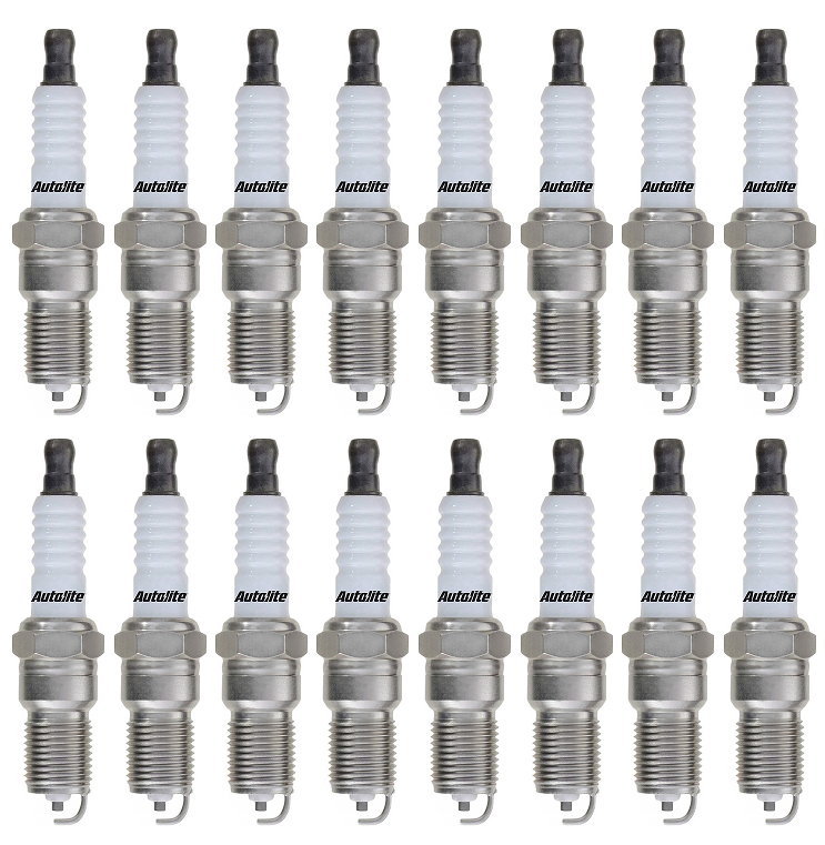 SET OF 16 AUTOLITE SPARK PLUGS TO SUIT MERCEDES BENZ S55 AMG W220 M113.995 SUPERCHARGED 5.4L V8