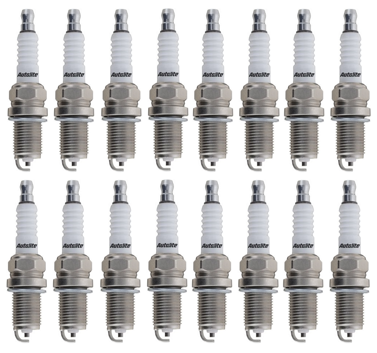 SET OF 16 AUTOLITE SPARK PLUGS FOR MERCEDES BENZ M113.990 M113.991 M113.992 M113.993 M113.995 5.4 V8