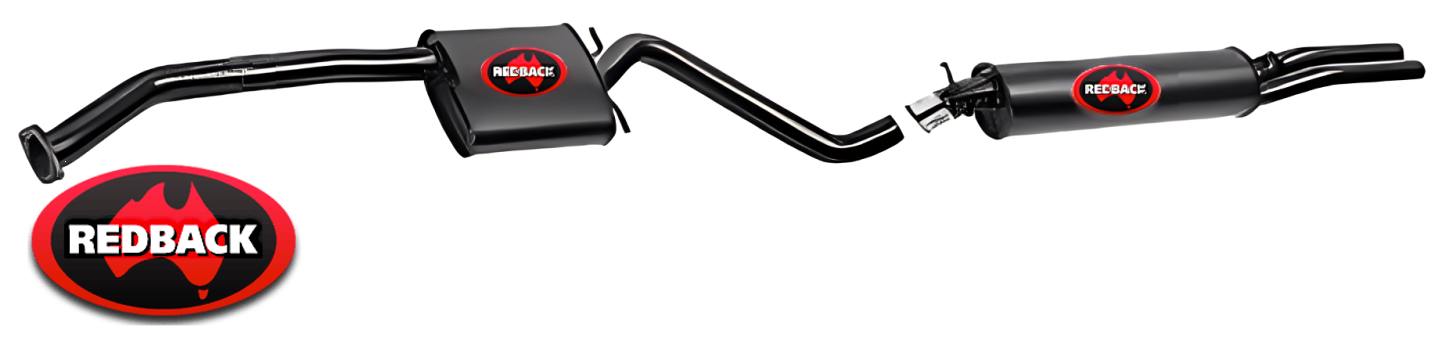 REDBACK 2.5" CATBACK PERFORMANCE EXHAUST SYSTEM TO SUIT HOLDEN BUICK L27 3.8L V6 SEDAN ONLY