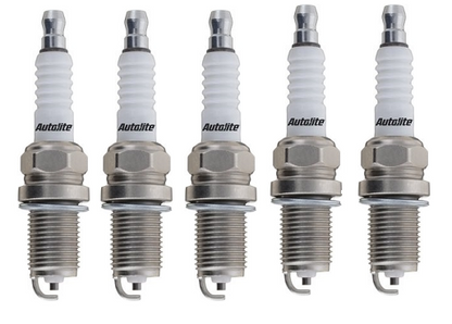 SET OF 5 AUTOLITE SPARK PLUGS TO SUIT AUDI S2 B4 ABY TURBO 2.2L I5
