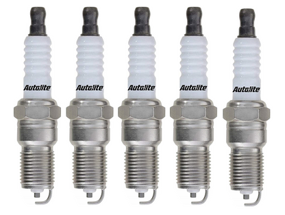 SET OF 5 AUTOLITE SPARK PLUGS TO SUIT AUDI S2 B4 ABY TURBO 2.2L I5