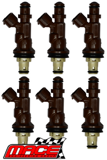 SET OF 6 MACE FUEL INJECTORS TO SUIT TOYOTA 5VZ-FE 3.4L V6