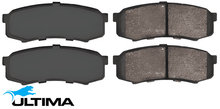 ULTIMA REAR BRAKE PADS TO SUIT MITSUBISHI PAJERO NS NT NW NX 4M41T TURBO DIESEL 3.2L I4 CHASSIS V98W