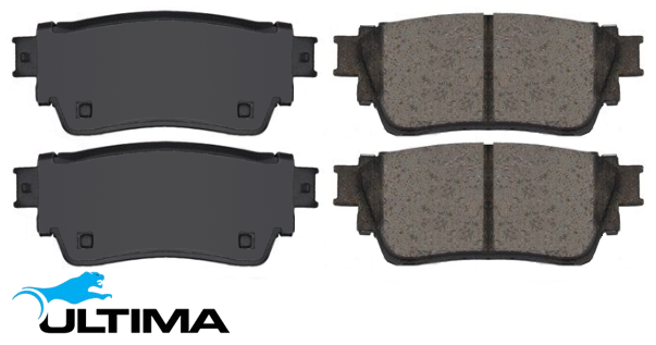 ULTIMA REAR BRAKE PAD SET TO SUIT MITSUBISHI 4J11 4J12 4B11 4B12 4N14 4B40 1.5L 2.0L 2.3L 2.4L I4