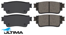 ULTIMA REAR BRAKE PAD SET TO SUIT MITSUBISHI 4J11 4J12 4B11 4B12 4N14 4B40 1.5L 2.0L 2.3L 2.4L I4