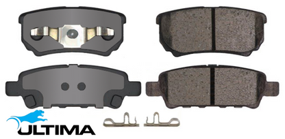 ULTIMA REAR BRAKE PAD SET TO SUIT MITSUBISHI LANCER CH 4G94 2.0L I4 WAGON ONLY