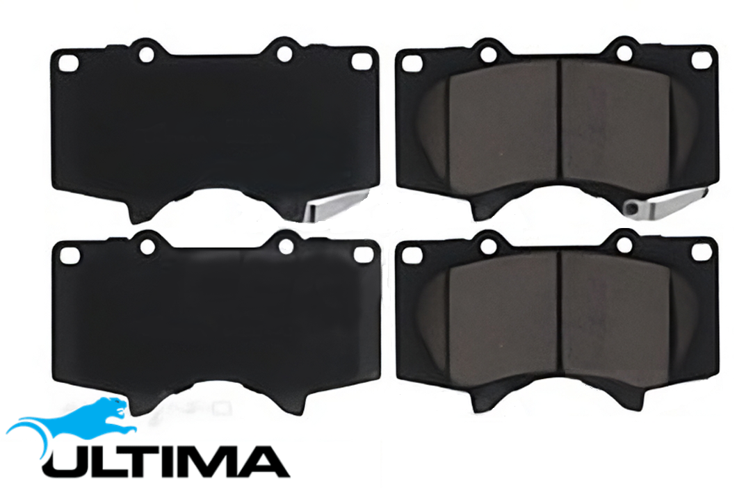 ULTIMA FRONT BRAKE PAD SET TO SUIT MITSUBISHI PAJERO NS NT NW 6G72 6G75 3.0L 3.8L V6
