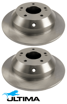 REAR SOLID DISC BRAKE ROTORS TO SUIT KIA SORENTO XM G4KE G4KJ 2.4L I4 148.3MM INTERNAL MOUNTING FACE