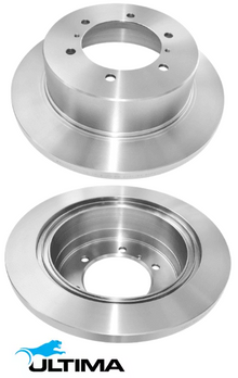 ULTIMA REAR SOLID DISC BRAKE ROTOR SET TO SUIT MITSUBISHI DELICA PD PF 6G72 3.0L V6
