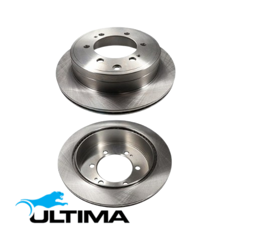 REAR VENTED DISC BRAKE ROTOR SET FOR TOYOTA LANDCRUISER FZJ75R HZJ70R HZJ75R 1FZ-FE 1HZ 4.2L 4.5L I6