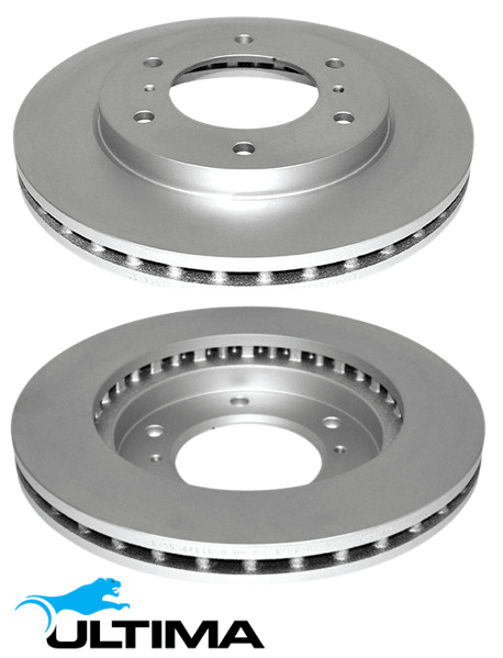 ULTIMA FRONT DISC BRAKE ROTOR SET TO SUIT MITSUBISHI TRITON ML 6G74 3.5L V6