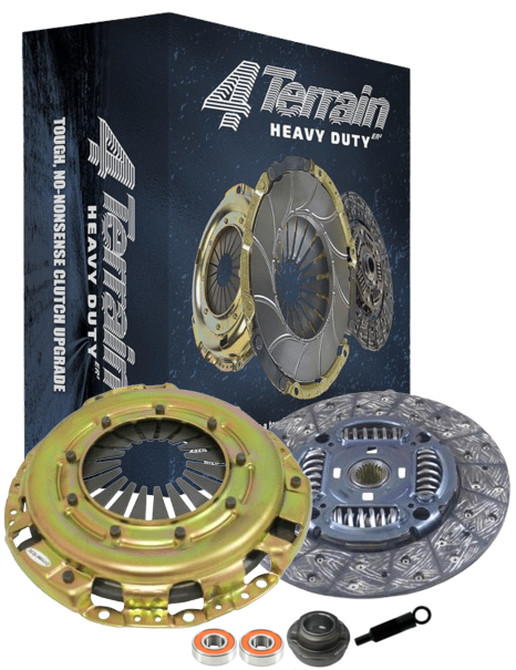 4TERRAIN HEAVY DUTY CLUTCH KIT TO SUIT MITSUBISHI 4D56T TURBO DIESEL 2.5L I4