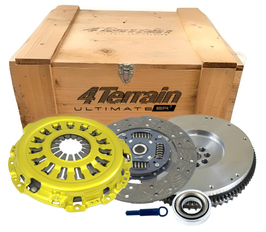 4TERRAIN ULTIMATE CLUTCH KIT WITH SOLID FLYWHEEL TO SUIT NISSAN NAVARA D40 YD25DDTI 2.5L I4