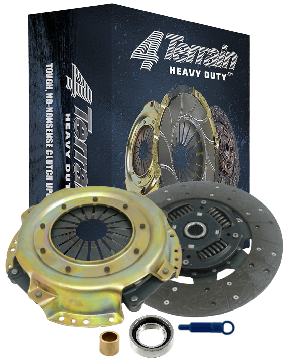 4TERRAIN HEAVY DUTY CLUTCH KIT TO SUIT NISSAN CIVILIAN W40 TD42 DIESEL 4.2L I6