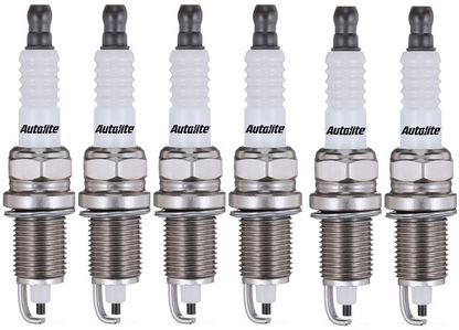 SET OF 6 AUTOLITE SPARK PLUGS TO SUIT MITSUBISHI 6G72 3.0L V6