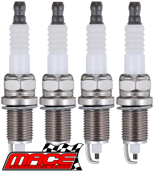 4 X MACE COPPER CORE SPARK PLUG TO SUIT NISSAN PULSAR N15 N14 GA16DE SR20DE SR20DET 1.6L 2.0L I4