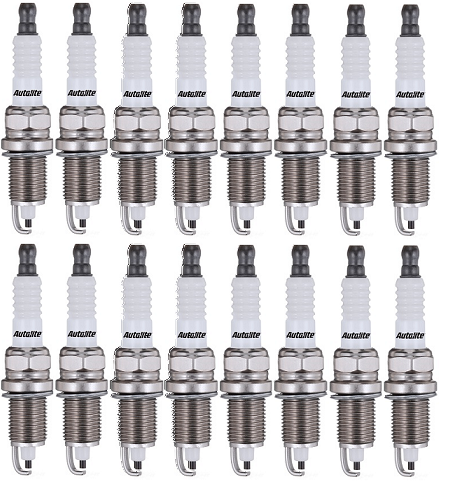 SET OF 16 AUTOLITE SPARK PLUGS TO SUIT MERCEDES BENZ C43T AMG S202 M113.944 4.3L V8