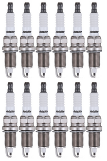 SET OF 12 AUTOLITE SPARK PLUGS TO SUIT MERCEDES BENZ E320 W210 M104.995 3.2L I6