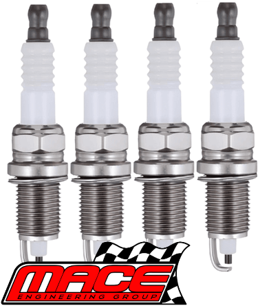 SET OF 4 MACE COPPER CORE SPARK PLUGS TO SUIT MITSUBISHI PAJERO QA 4G18 4G93 4G94 1.6L 1.8L 2.0L I4