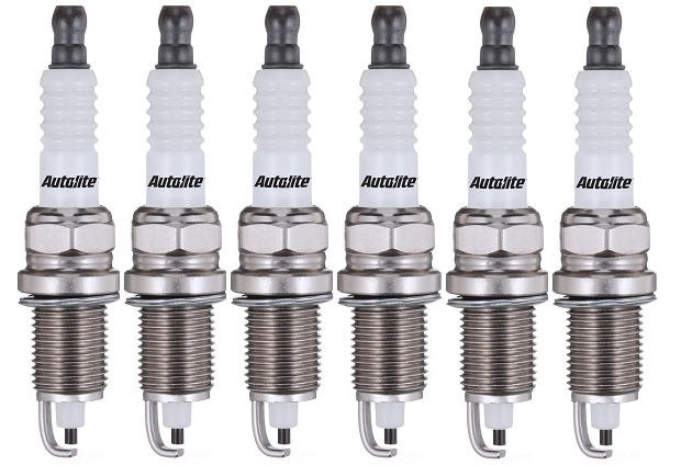 SET OF 6 AUTOLITE SPARK PLUGS TO SUIT MITSUBISHI LEGNUM 6A13 2.5L V6