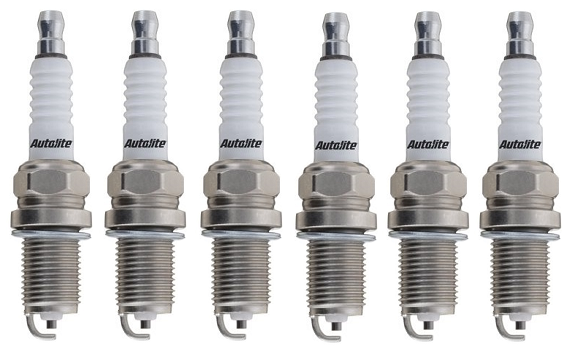 SET OF 6 AUTOLITE SPARK PLUGS TO SUIT MERCEDES BENZ M103.942 M103.940 M103.983 M103.981 2.6L 3.0L I6