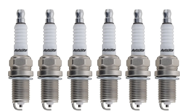 SET OF 6 AUTOLITE SPARK PLUGS TO SUIT MERCEDES BENZ SL280 R129 M104.943 2.8L I6 FROM 01/1997