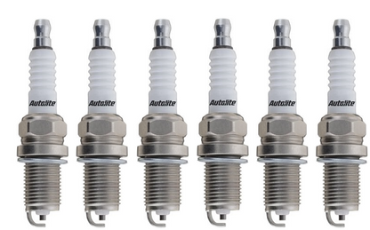 SET OF 6 AUTOLITE SPARK PLUGS TO SUIT MERCEDES BENZ SL280 R129 M104.943 2.8L I6 FROM 01/1997