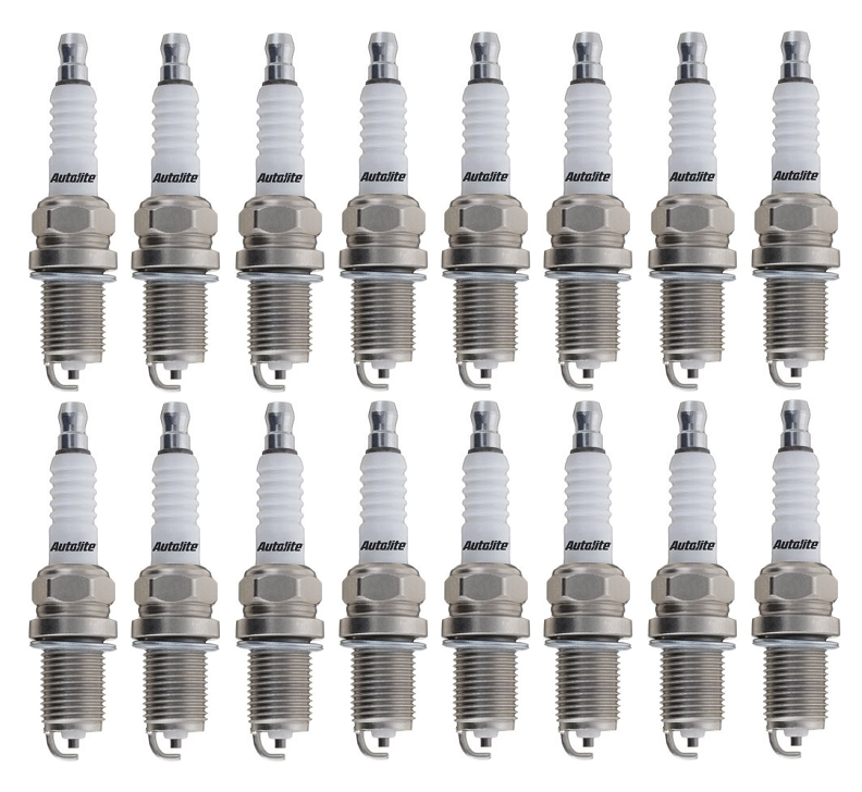 SET OF 16 AUTOLITE SPARK PLUGS TO SUIT MERCEDES BENZ C43T AMG S202 M113.944 4.3L V8