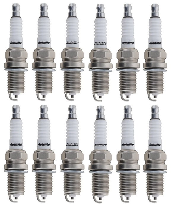 SET OF 12 AUTOLITE SPARK PLUGS TO SUIT MERCEDES BENZ C32 AMG CL203 W203 M112.961 SUPERCHARGED 3.2 V6