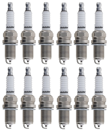 SET OF 12 AUTOLITE SPARK PLUGS TO SUIT MERCEDES BENZ C32 AMG CL203 W203 M112.961 SUPERCHARGED 3.2 V6