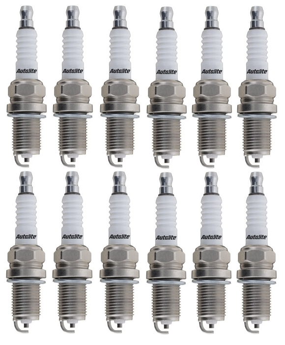 SET OF 12 AUTOLITE SPARK PLUG TO SUIT MERCEDES BENZ VIANO 639 M112.976 3.7L V6