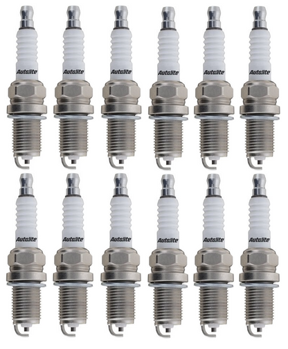 SET OF 12 AUTOLITE SPARK PLUG TO SUIT MERCEDES BENZ S350 W220 M112.972 3.7L V6