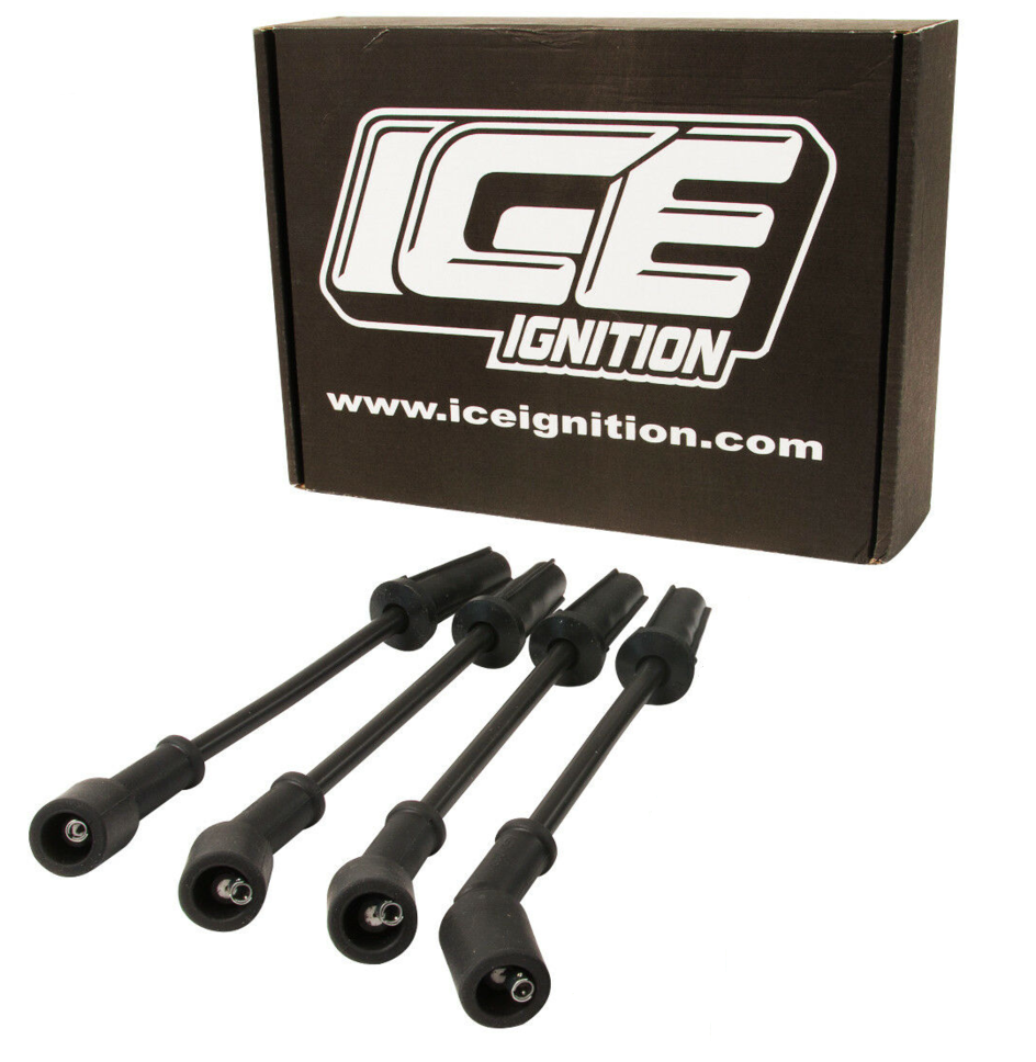 ICE 7MM RACE 1000 SERIES IGNITION LEADS TO SUIT MITSUBISHI GALANT HG 4G63 2.0L I4