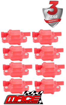 SET OF 8 MACE HIGH VOLTAGE IGNITION COILS TO SUIT HOLDEN CREWMAN VZ L76 L98 6.0L V8