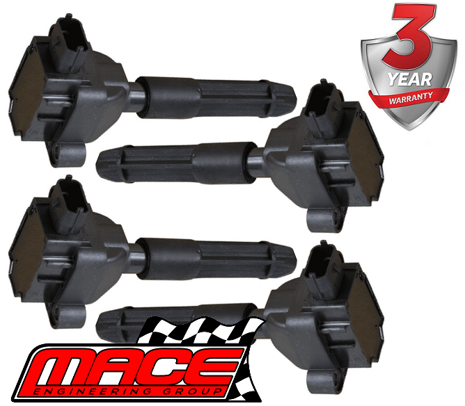 4 X MACE STD REPLACEMENT IGNITION COIL TO SUIT MERCEDES BENZ C180 S203 W203 CL203 M111.951 2.0L I4