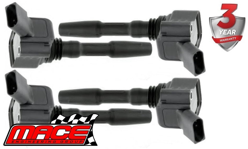 4 X MACE STD REPLACEMENT IGNITION COIL FOR AUDI DAJB DNND CZPC CJSA CJSB CZPB DNNA DLVB 1.8L 2.0L I4