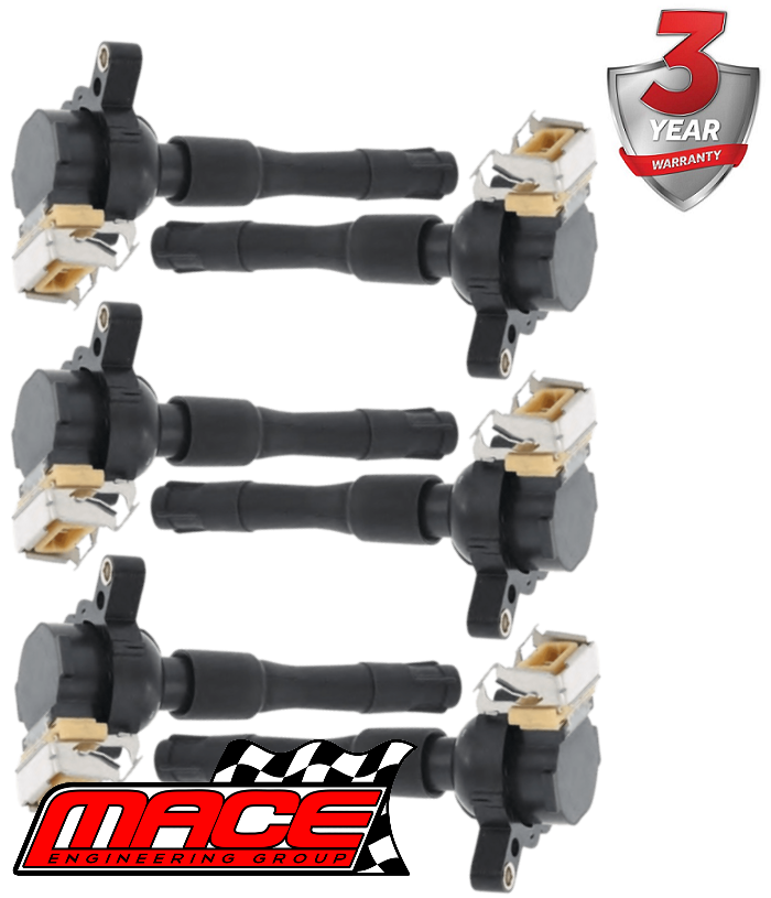 6 X STANDARD REPLACEMENT IGNITION COIL TO SUIT BMW M52B25 M52TUB25 M54B25 M52B28 M52TUB28 2.5 2.8 I6