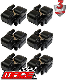 6 X MACE STANDARD REPLACEMENT IGNITION COIL TO SUIT MERCEDES BENZ SLK32 AMG R170 M112.960 3.2L V6