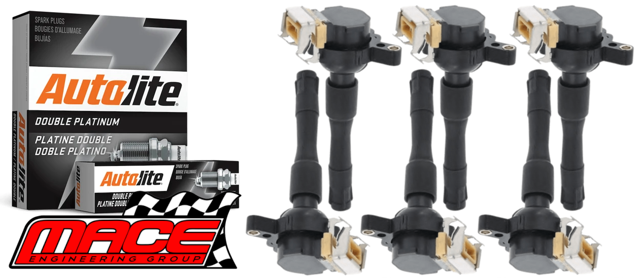 MACE IGNITION SERVICE KIT TO SUIT BMW 5 SERIES 528I M52B28 2.8L I6 TILL 08/1998