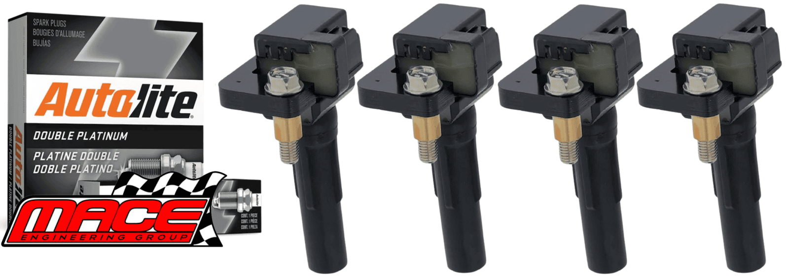 MACE IGNITION SERVICE KIT TO SUIT SUBARU IMPREZA GD GG EJ205 TURBO 2.0L F4 TILL 10/2002