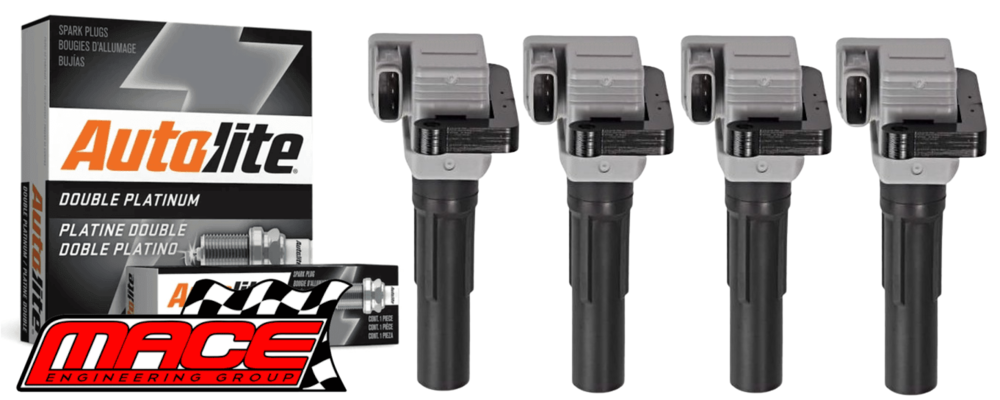 MACE IGNITION SERVICE KIT TO SUIT SUBARU IMPREZA GD EJ205 EJ207 TURBO 2.0L F4 FROM 11/2002