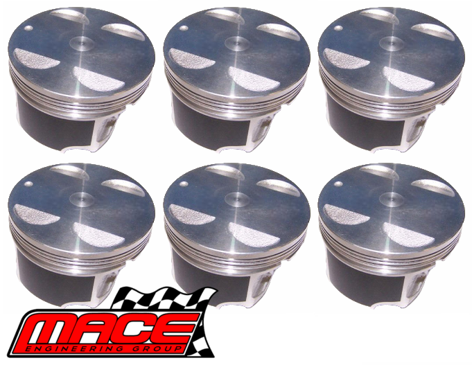SET OF 6 MACE PISTONS TO SUIT HOLDEN CREWMAN VZ ALLOYTEC LE0 3.6L V6