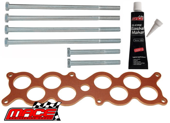 MACE PERFORMANCE MANIFOLD INSULATOR KIT TO SUIT FORD TS50 AU WINDSOR 302 EFI 5.0L V8