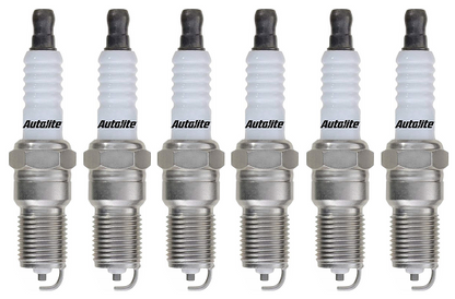 SET OF 6 AUTOLITE SPARK PLUGS TO SUIT MERCEDES BENZ 300SEL W126 M103.981 3.0L I6