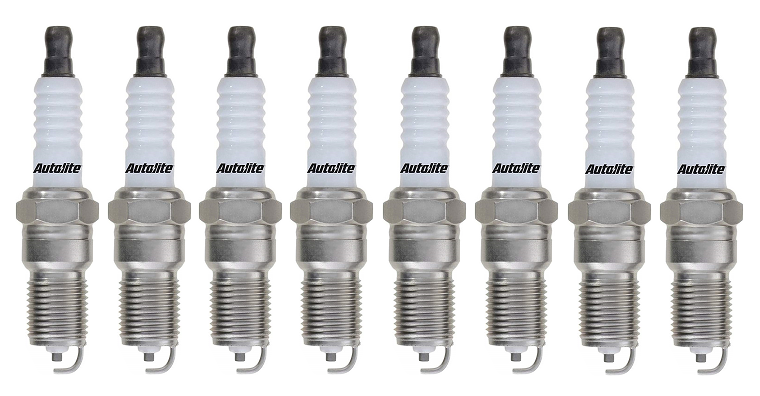 SET OF 8 AUTOLITE SPARK PLUGS TO SUIT MERCEDES BENZ 560SL R107 M117.967 5.5L V8