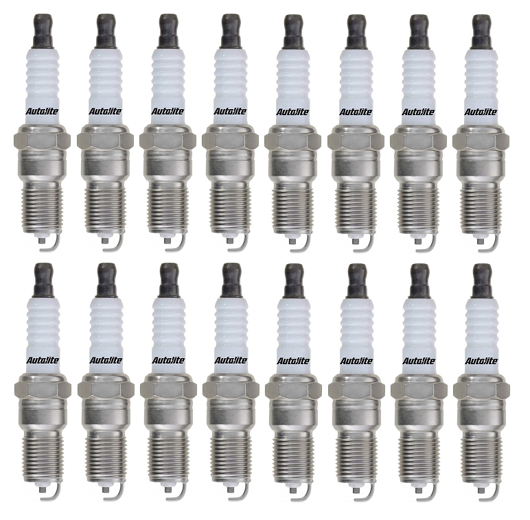 SET OF 16 AUTOLITE SPARK PLUGS TO SUIT MERCEDES BENZ C43 AMG W202 M113.944 4.3L V8