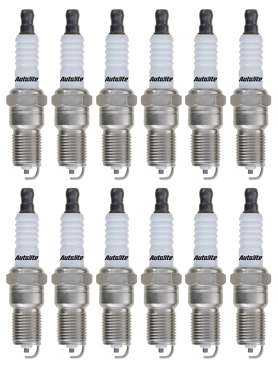 SET OF 12 AUTOLITE SPARK PLUGS TO SUIT MERCEDES BENZ C36 AMG W202 M104.941 3.6L I6