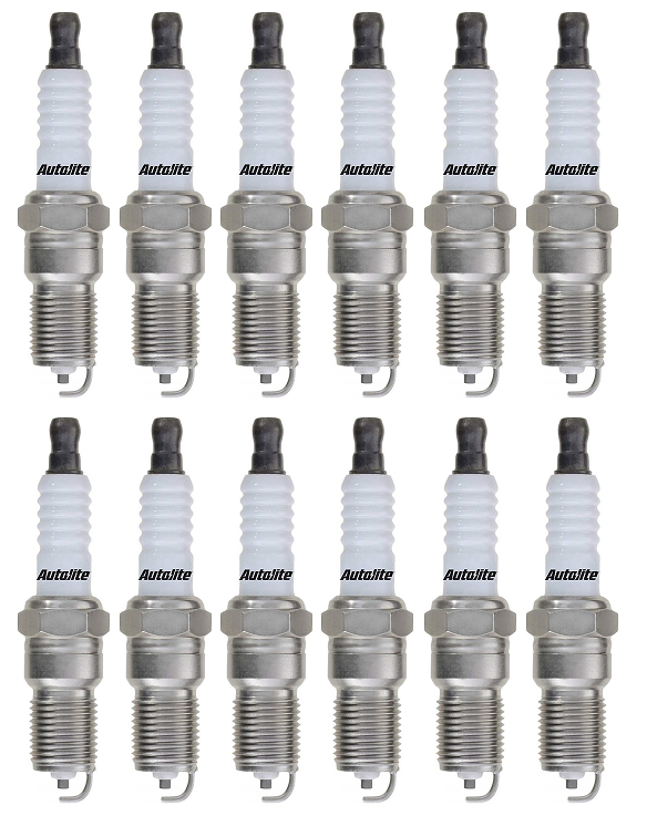 SET OF 12 AUTOLITE SPARK PLUGS TO SUIT MERCEDES BENZ C32 AMG CL203 W203 M112.961 SUPERCHARGED 3.2 V6