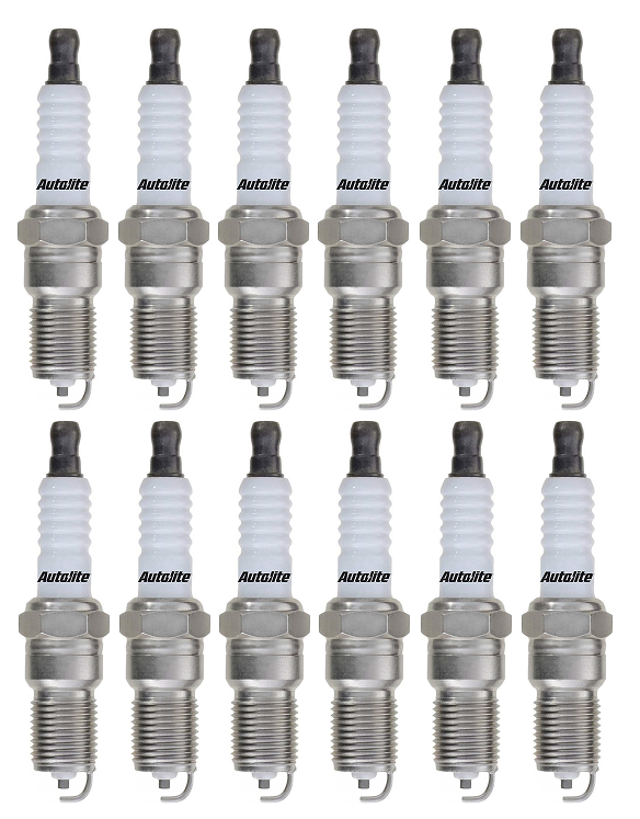 SET OF 12 AUTOLITE SPARK PLUGS TO SUIT MERCEDES BENZ C240 W202 W203 M112.910 M112.912 2.4L 2.6L V6
