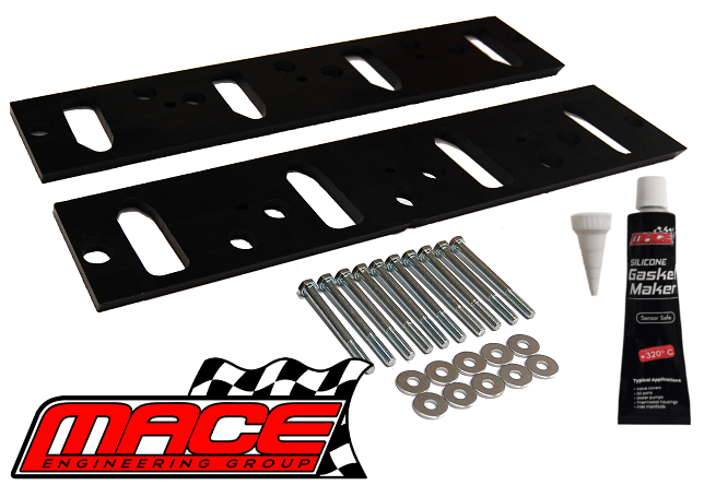 MACE PERFORMANCE 6.35MM PLENUM SPACER TO SUIT FORD FALCON BA BF FG BOSS 260 290 5.4L V8